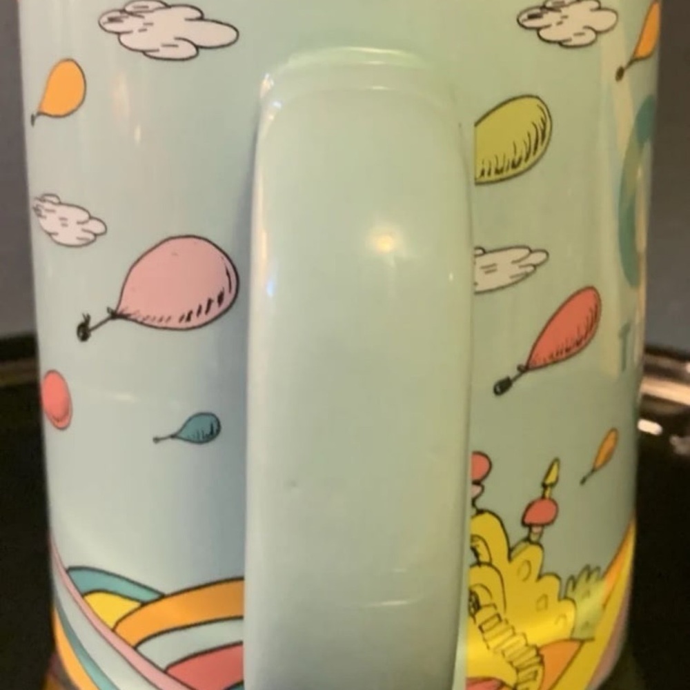 Dr. Seuss “Oh The Places You’ll Go” Coffee Ceramic Mug Tea Cup 16 Fl. Oz - Picture 2 of 5